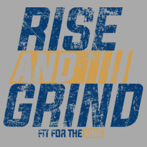 RISE AND GRIND - WOMEN'S FITTED T-SHIRT - $97KQCP$ Design
