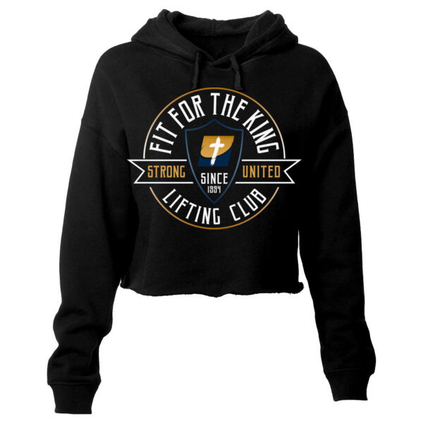 LIFTING CLUB - WOMEN'S CROP HOODIE - $3DS69T$ Thumbnail